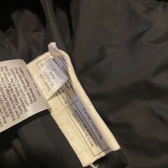 Eddie Bauer Womens Size XXL Black Down Puffer Parka Winter Jacket Coat Diamond - Picture 5 of 6